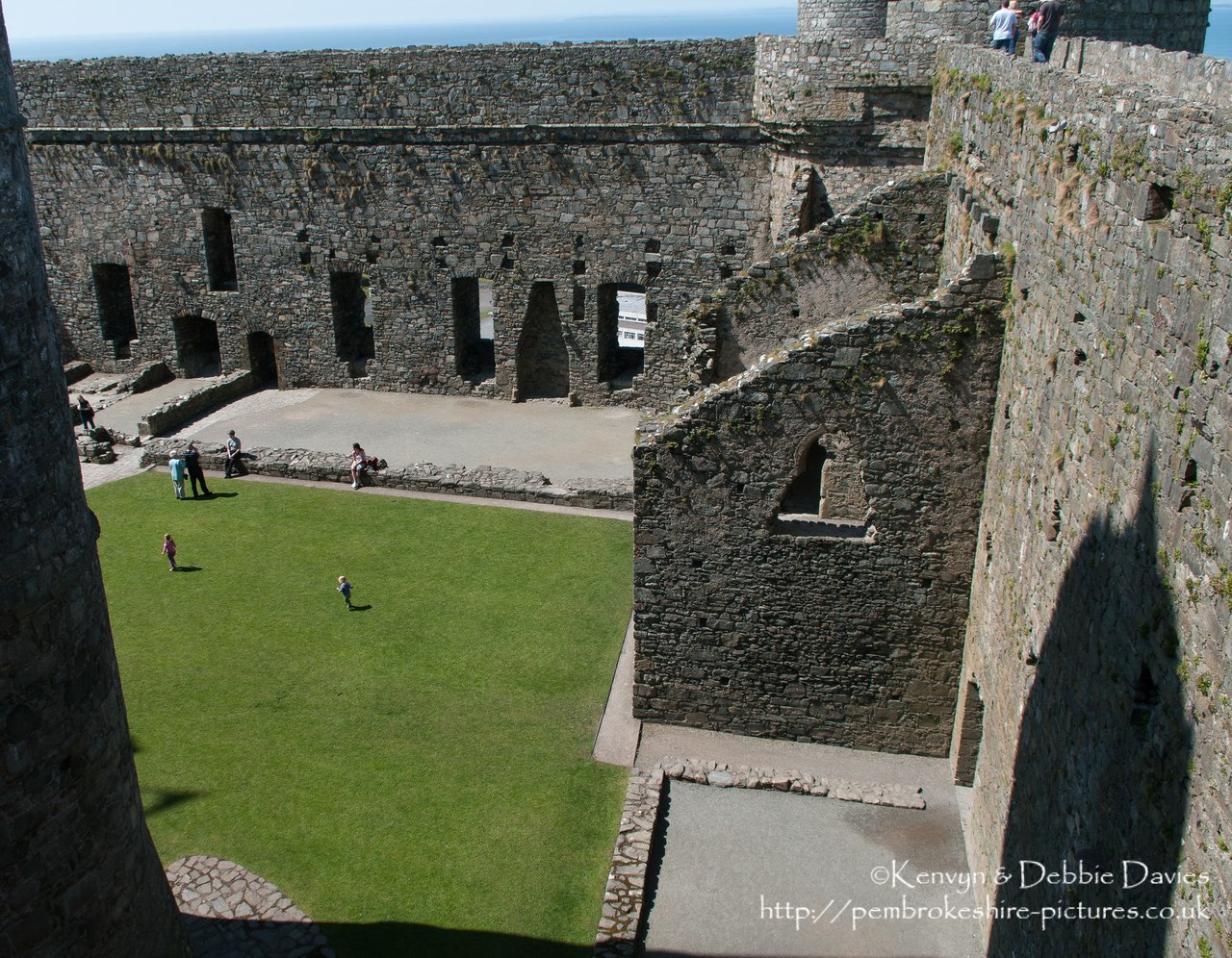 Harlech Castle, Tremadog Bay, Snowdonia National Park in Gwynedd. Built by Edward I from 1283-1290, it is part of the "Iron Ring" of castles built to subdue Welsh resistance.